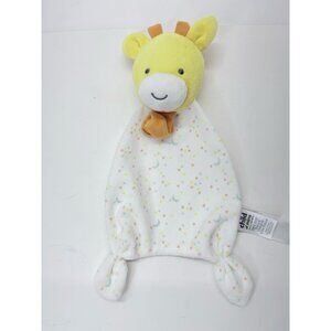 Carter's Giraffe Satin Lovey Pacifier Holder Security Blanket Plush Baby Toy